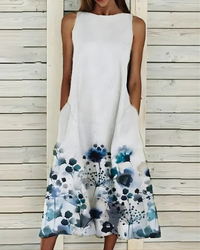 Alice | Women's Summer Floral Midi Dress