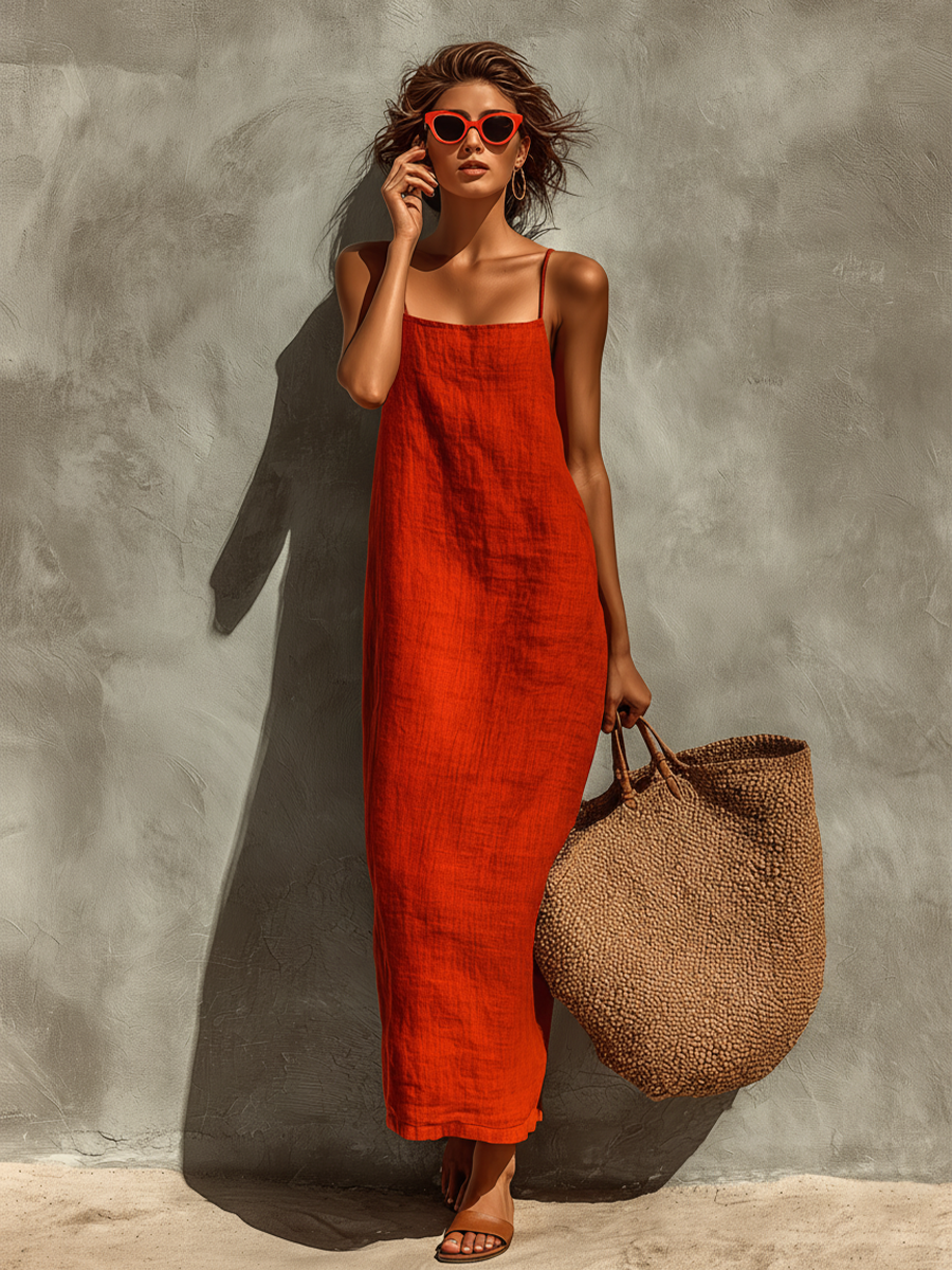 Echo | Women's Summer Spaghetti Strap Maxi Dress