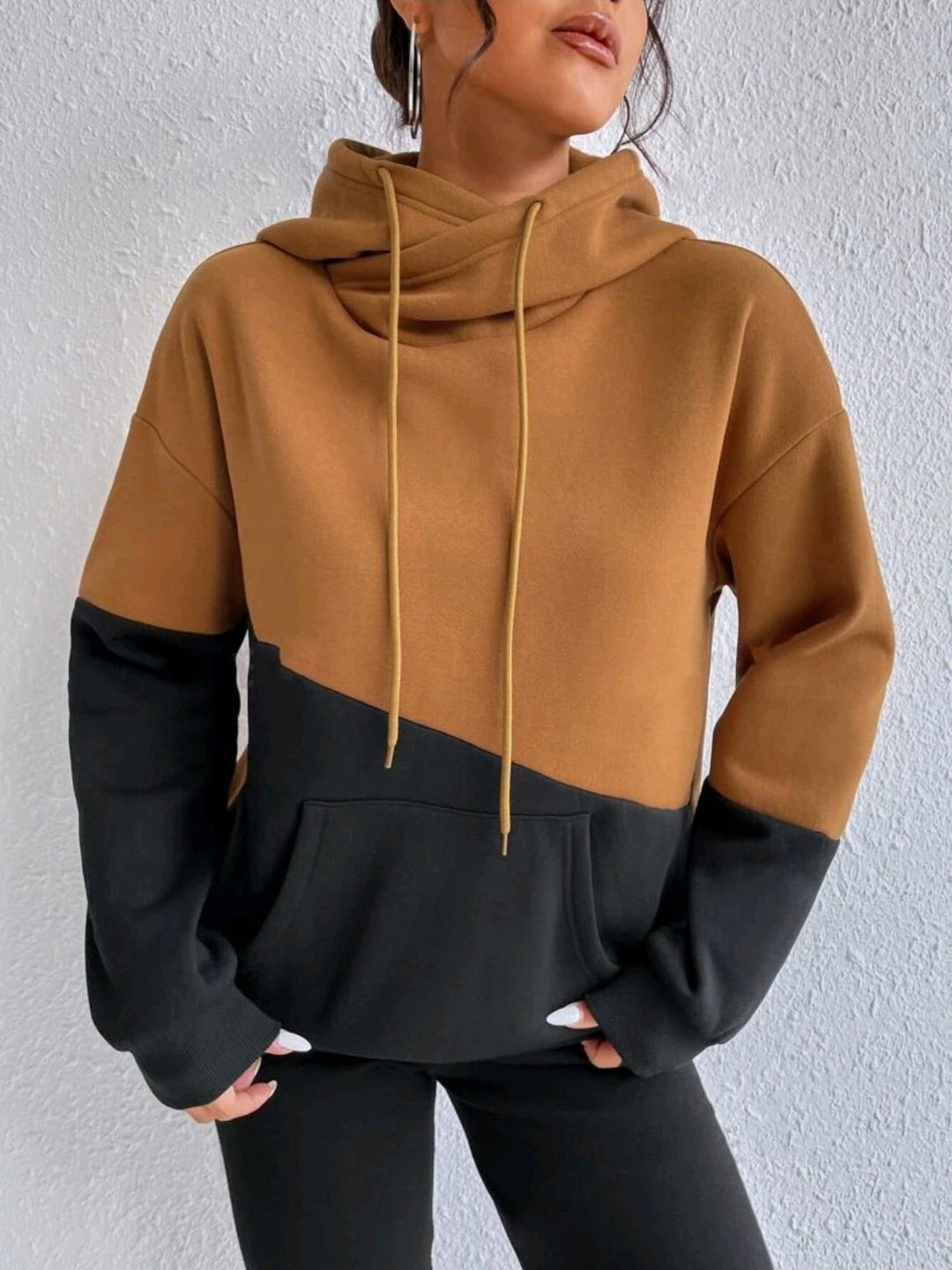 Oriana | Women’s Elegant High Neckline Hoodie