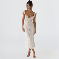 Keira | Women’s Buttoned Wedding Guest Midi Dress