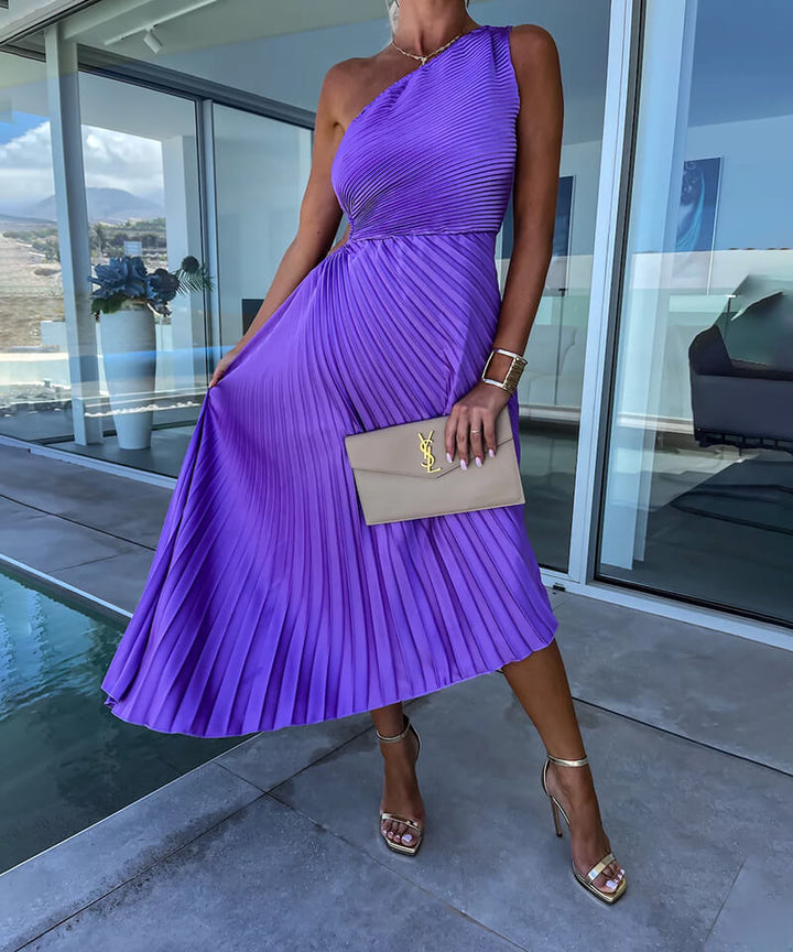 Addison | Women’s Pleated Wedding Guest Dress