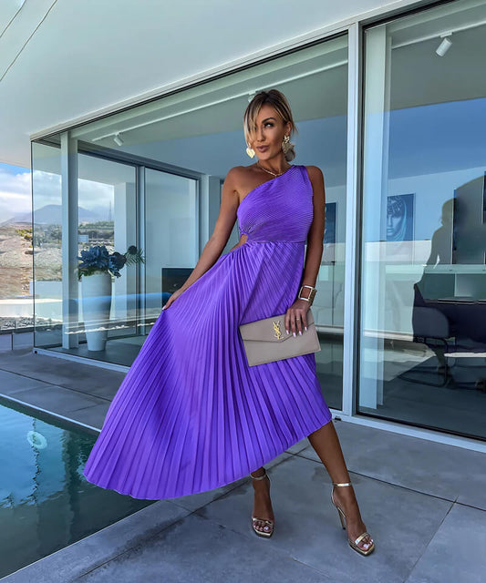 Addison | Women’s Pleated Wedding Guest Dress