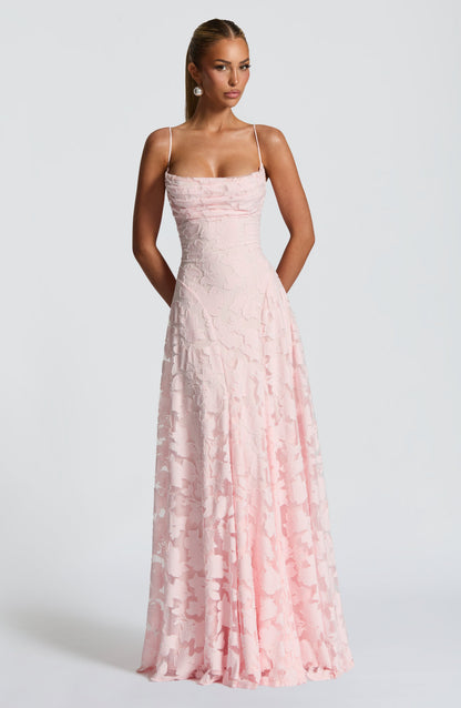 Melinda | Women's Formal Embroided Maxi Evening Dress
