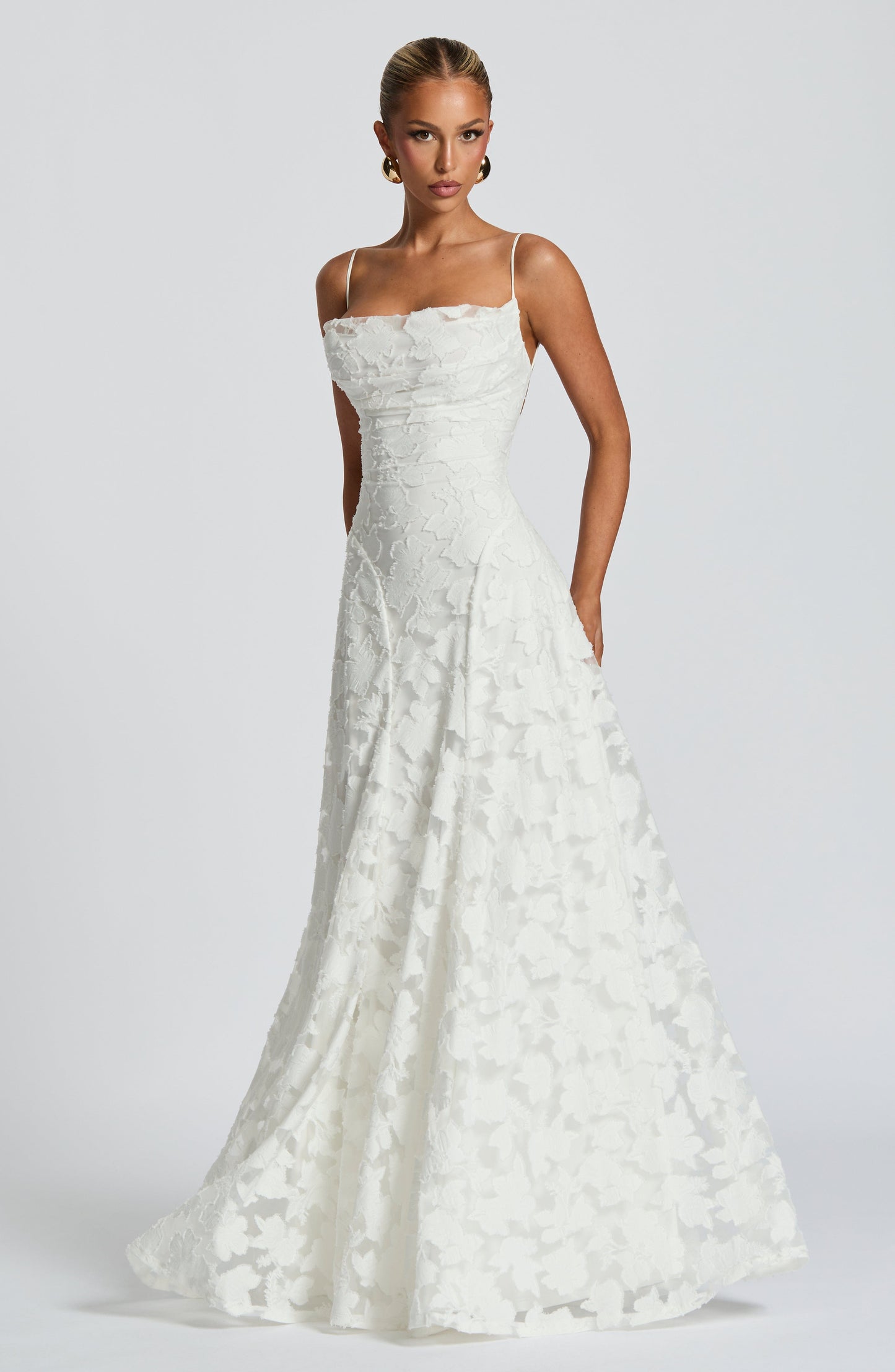 Melinda | Women's Formal Embroided Maxi Evening Dress