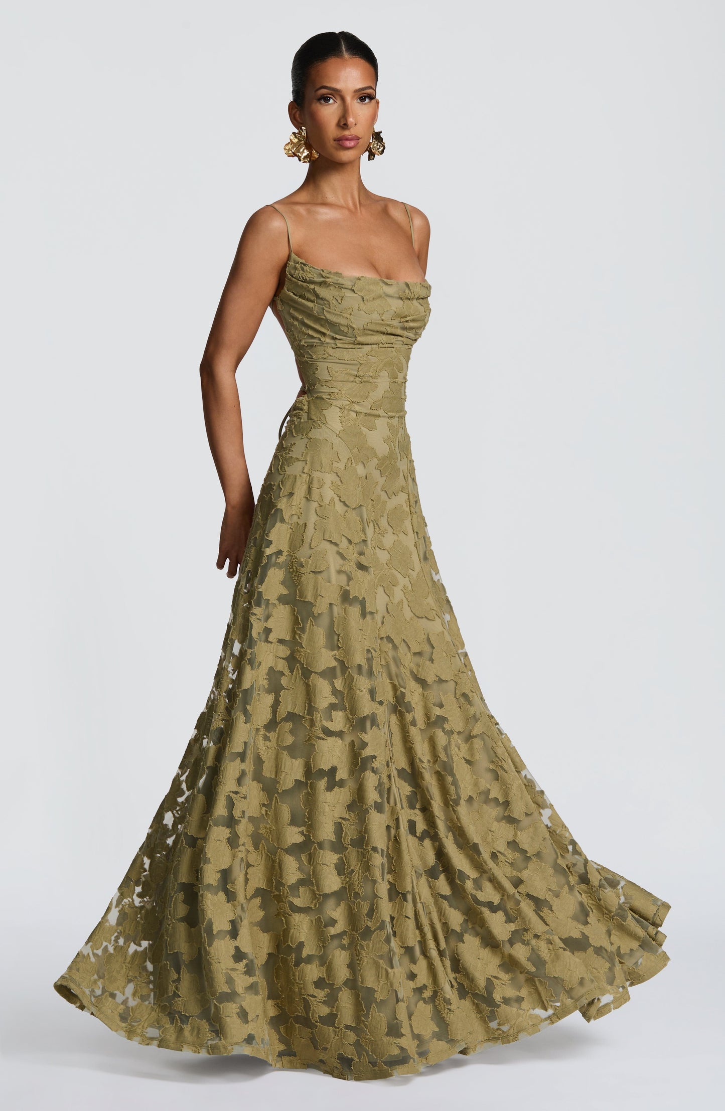 Melinda | Women's Formal Embroided Maxi Evening Dress