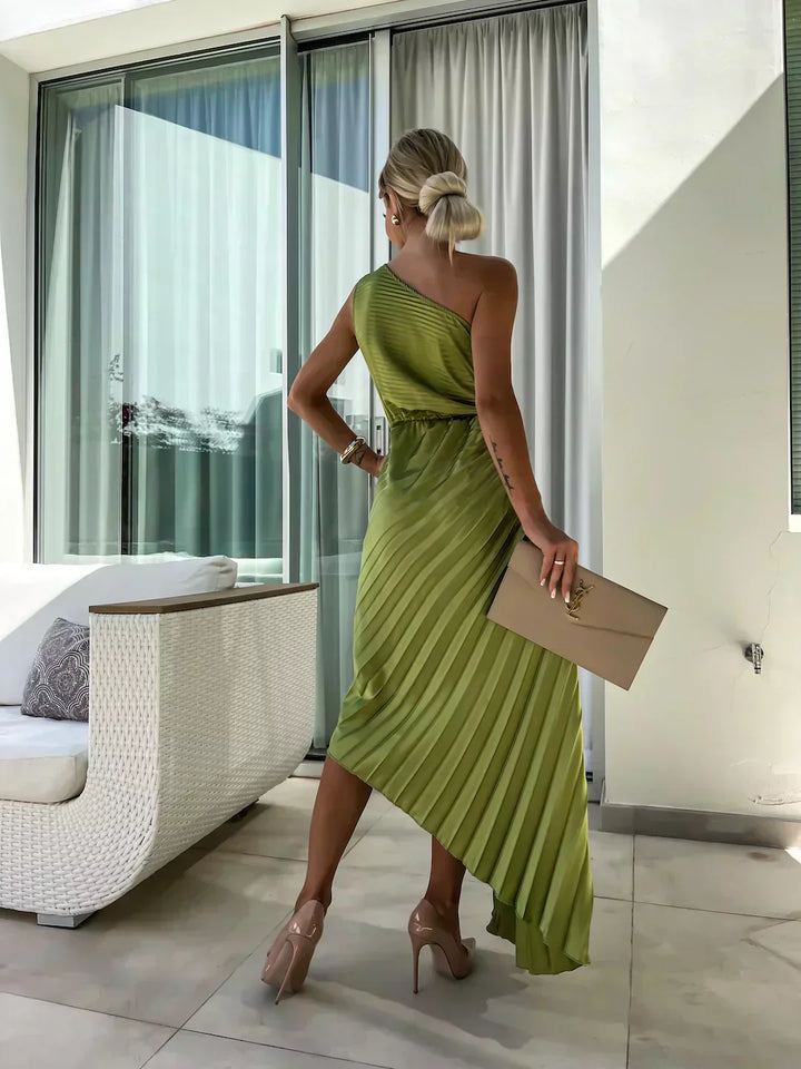 Sienna | Women’s Pleated Wedding Guest Midi Dress
