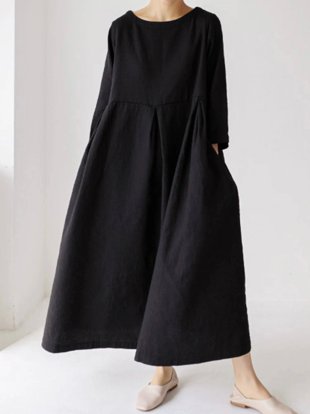 Salem | Women’s Casual Linen Maxi Dress