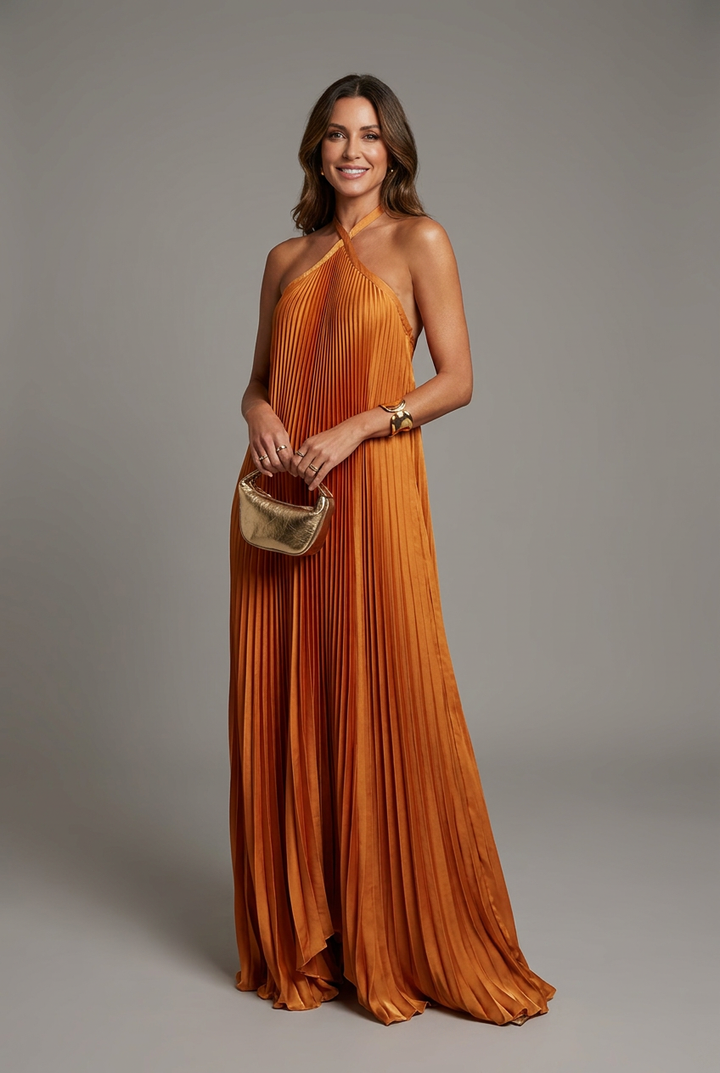 Cali | Women’s Halterneck Wedding Guest Dress