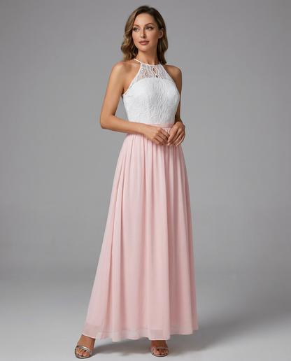Josephine | Women Halter Neck Wedding Guest Maxi Dress