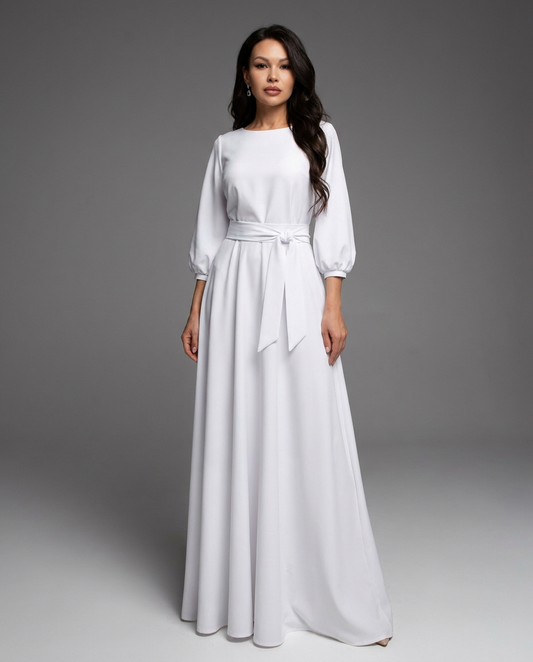 Agnes | Women Long Sleeve Wedding Guest Dress