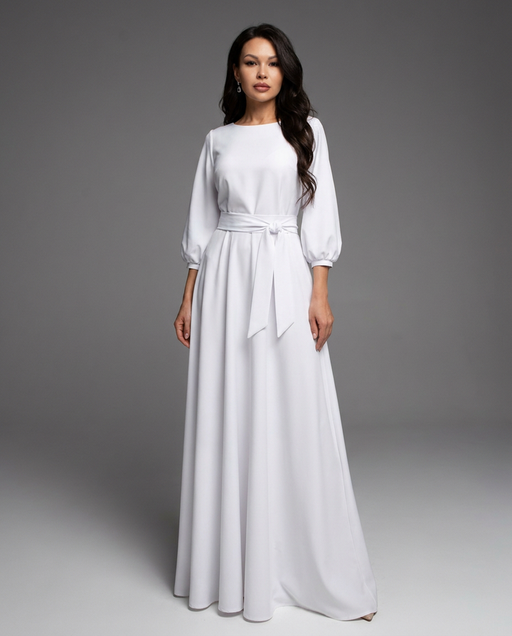 Agnes | Women Long Sleeve Wedding Guest Dress