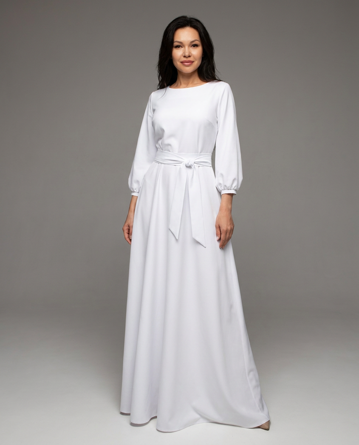 Agnes | Women Long Sleeve Wedding Guest Dress