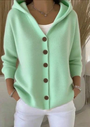 Amelia | Women's Casual Relaxed Fit Hooded Cardigan