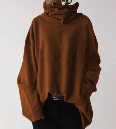 Capri | Women’s Relaxed fit Hoodie with Turtleneck