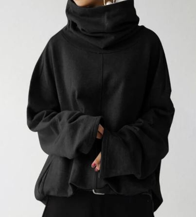Capri | Women’s Relaxed fit Hoodie with Turtleneck