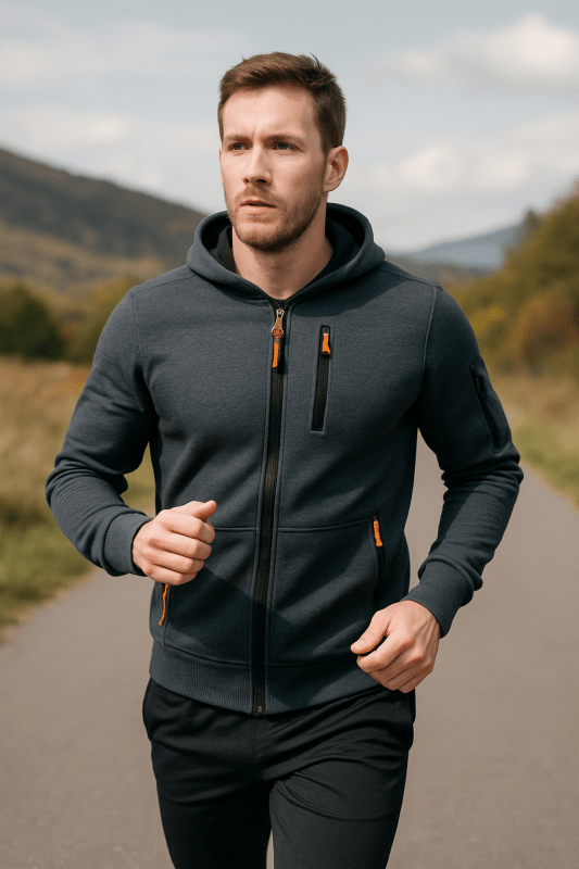 Cillian | Men's Casual Zip-Up Hoodie