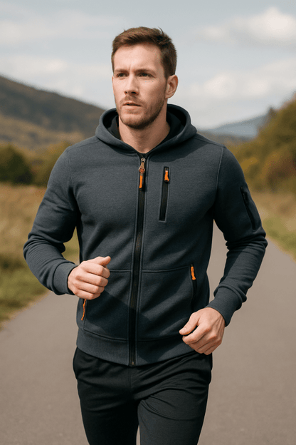 Cillian | Men's Casual Zip-Up Hoodie