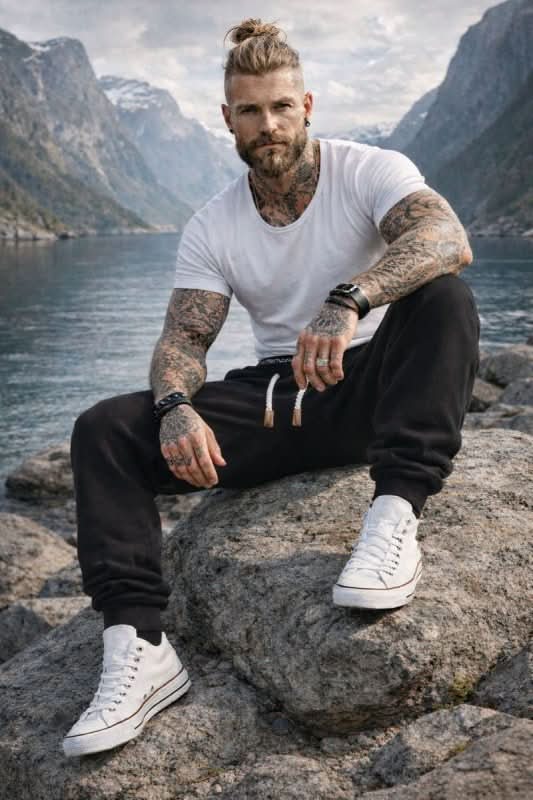 Eoin | Men's Relaxed Fit Drawstring Joggers