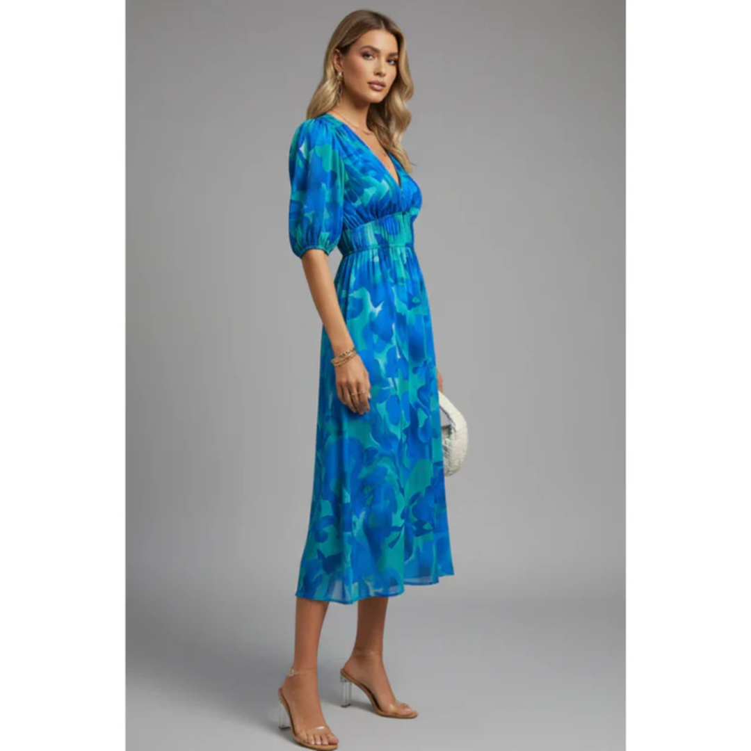 Ashley | Women's Summer Printed Evening Dress