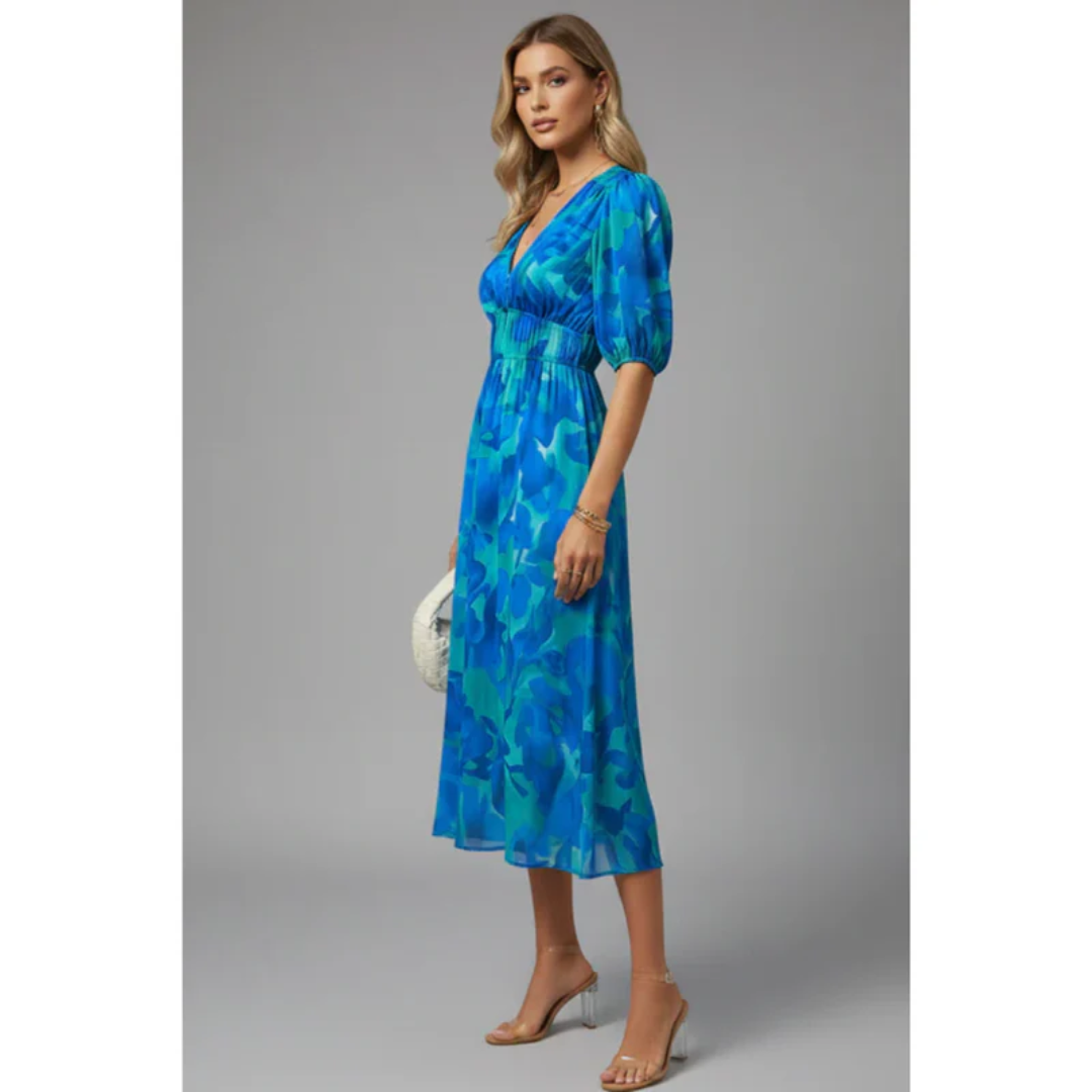 Ashley | Women's Summer Printed Evening Dress