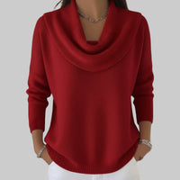 Ella | Women's Elegant Relaxed Fit Cowl Neck Jumper