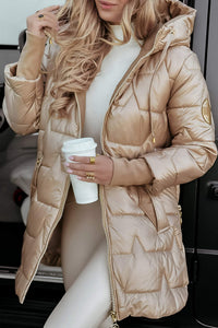 Delilah | Women's Hooded Long Puffer Winter Jacket
