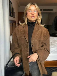 Madeline | Women's Elegant Suede Fall Jacket