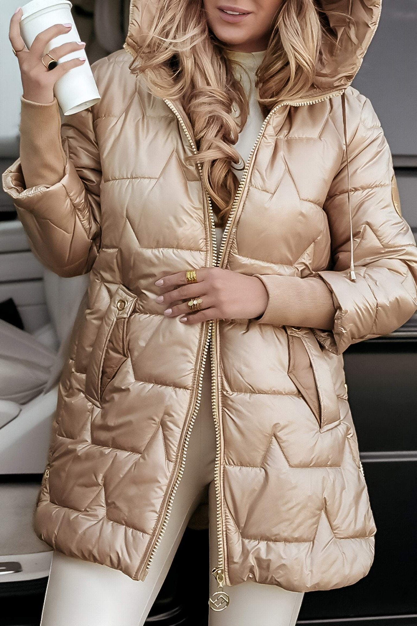 Delilah | Women's Hooded Long Puffer Winter Jacket