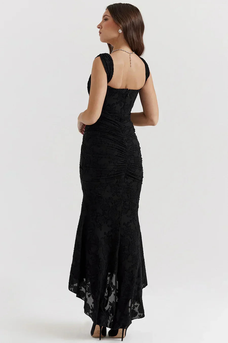 Eilish | Women's Embroidered Asymmetrical Wedding Guest Dress