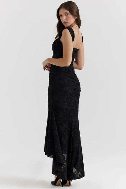 Eilish | Women's Embroidered Asymmetrical Wedding Guest Dress