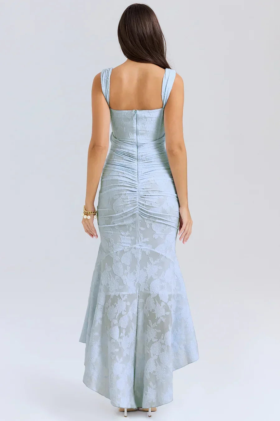 Eilish | Women's Embroidered Asymmetrical Wedding Guest Dress