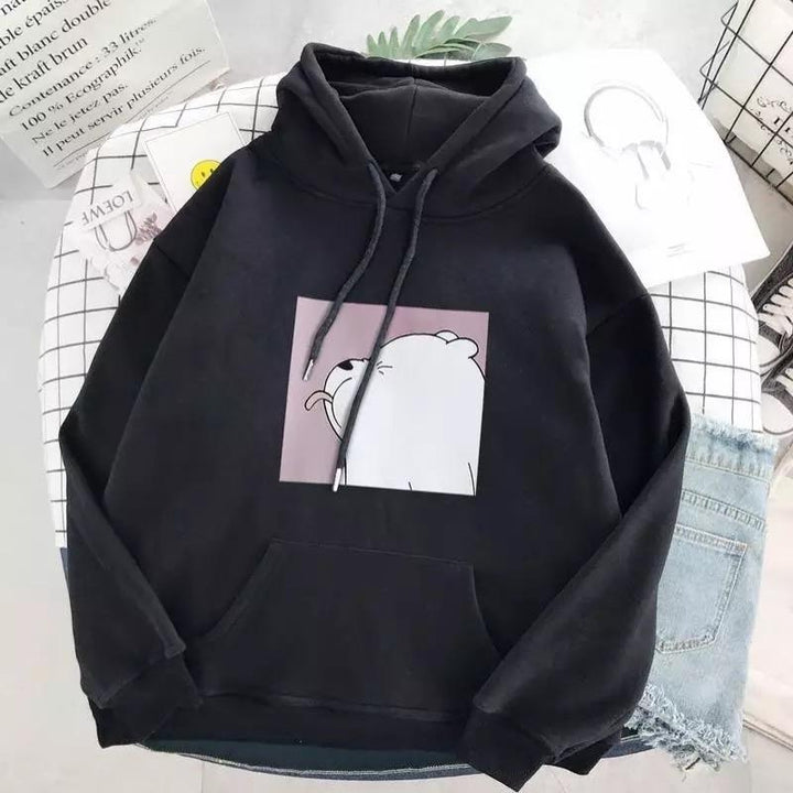 Murphy  | Women’s Cartoon Print Pocket Hoodie