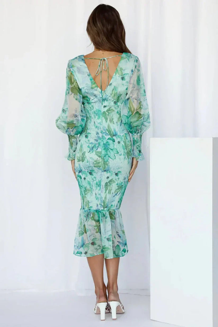 Blakely | Women’s Puff Sleeves Wedding Guest Dress