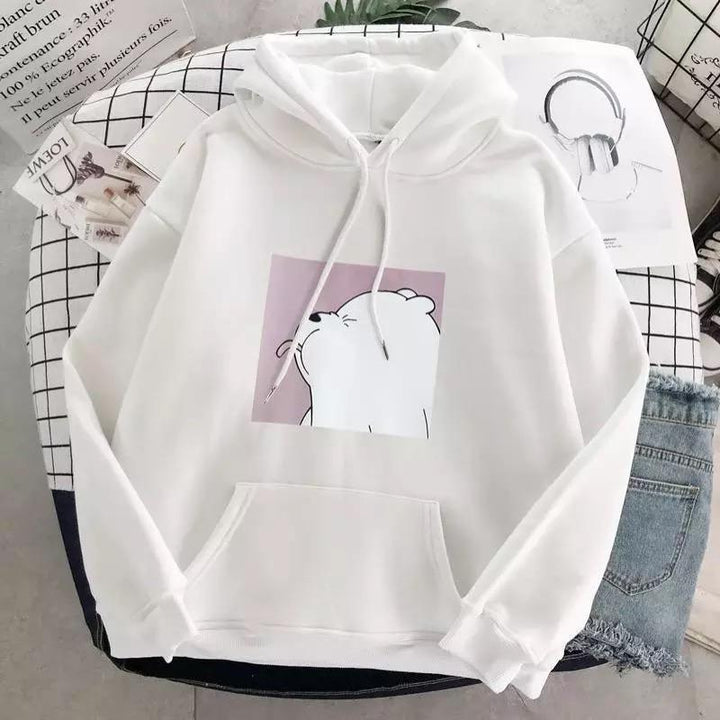 Murphy  | Women’s Cartoon Print Pocket Hoodie