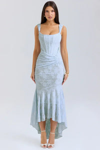 Eilish | Women's Embroidered Asymmetrical Wedding Guest Dress