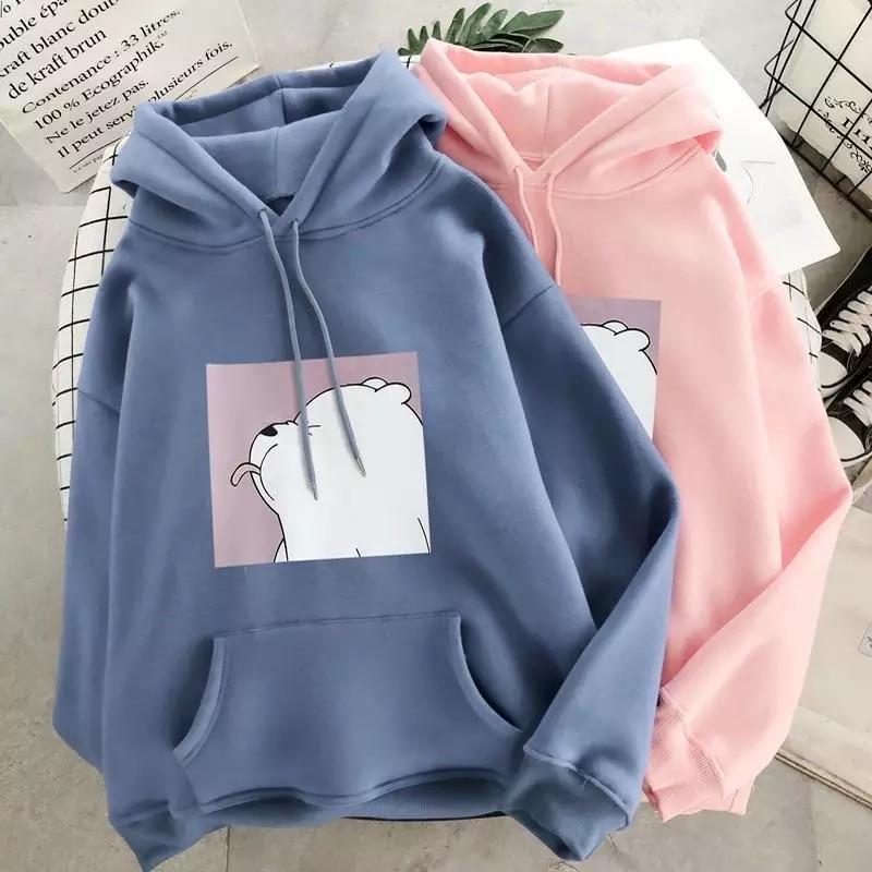 Murphy  | Women’s Cartoon Print Pocket Hoodie