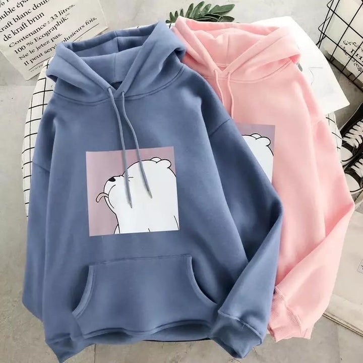 Murphy  | Women’s Cartoon Print Pocket Hoodie