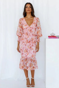 Blakely | Women’s Puff Sleeves Wedding Guest Dress