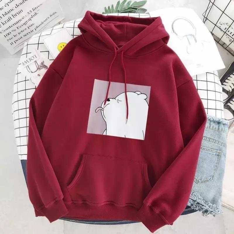 Murphy  | Women’s Cartoon Print Pocket Hoodie