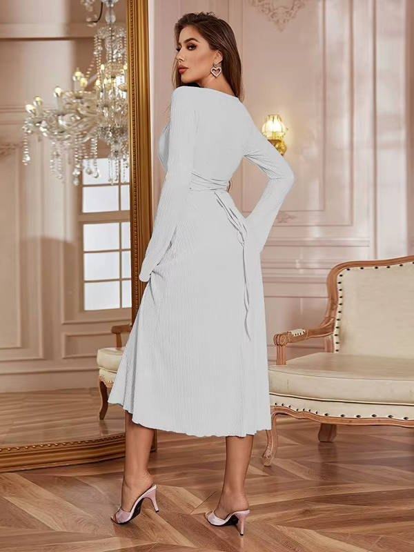 Paris | Women’s Square Neck Wedding Guest Midi Dress