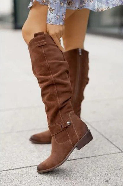 Rachel | Women's Autumn Buckle Heel Boots