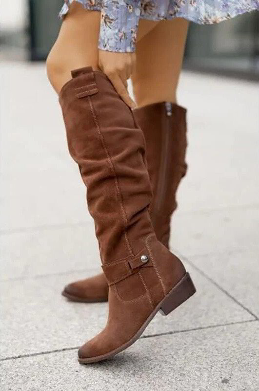 Rachel | Women's Autumn Buckle Heel Boots