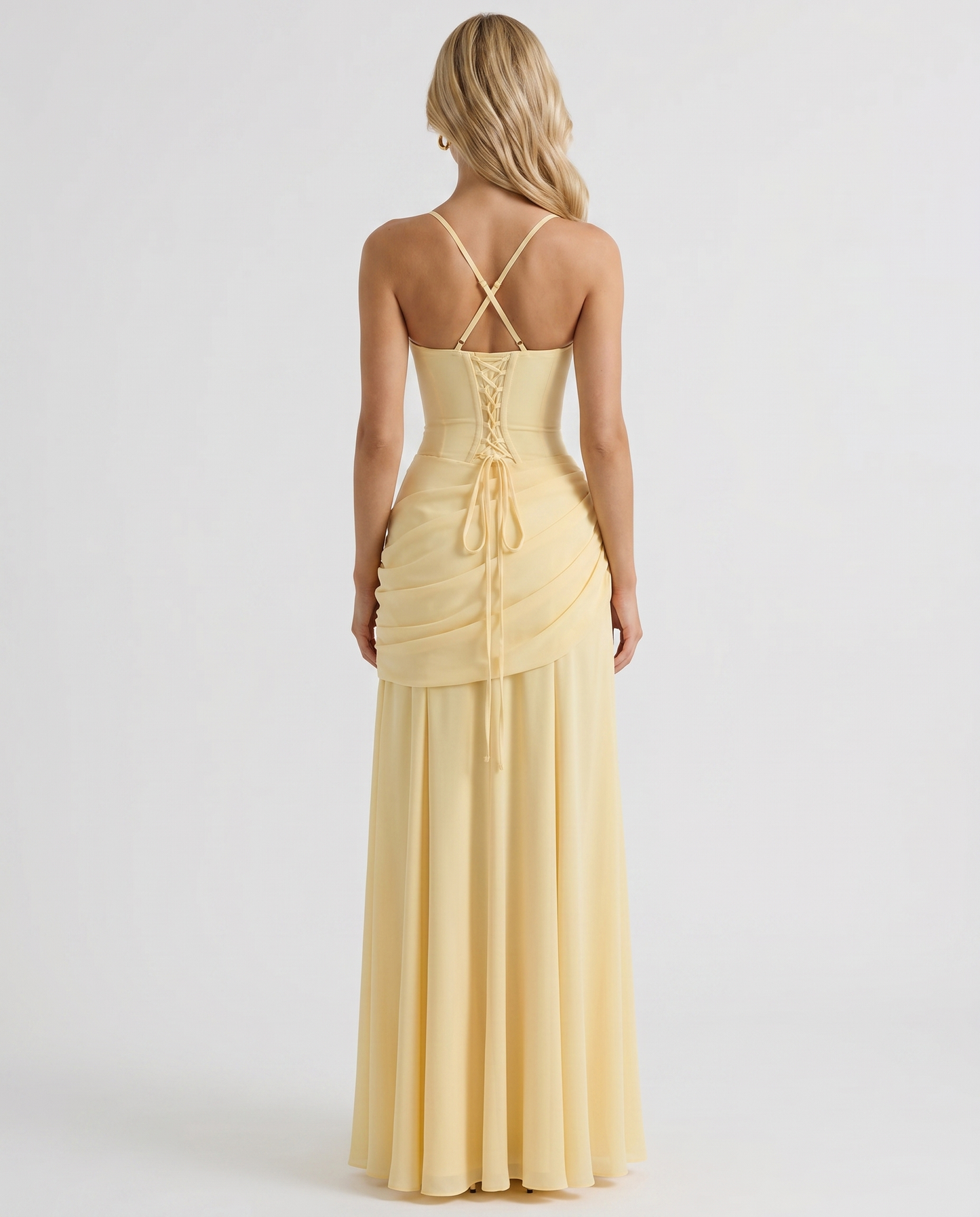 Victoria | Women's Elegant Square Neck Maxi Dress