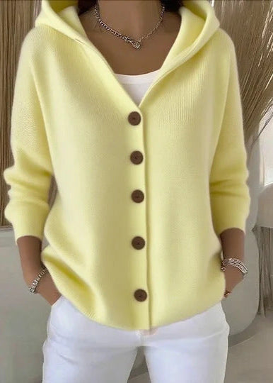 Amelia | Women's Casual Relaxed Fit Hooded Cardigan