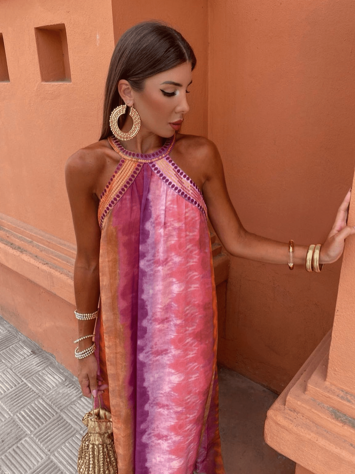 Violeta | Women’s Gradient Boho Maxi Dress