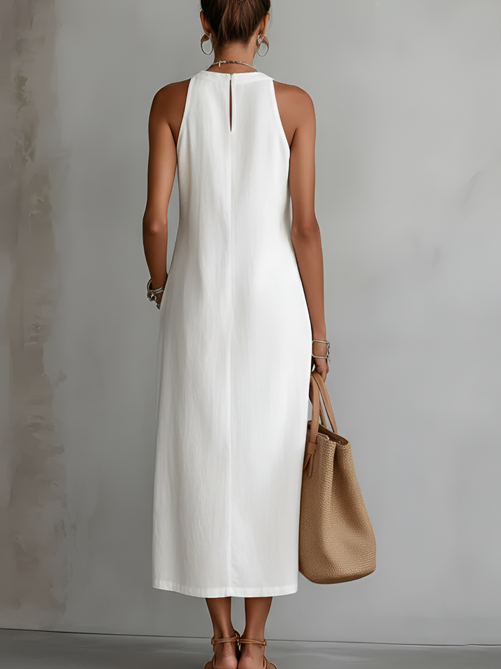 Sandra | Women's Summer Sleeveless Midi Dress