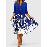 Katherine | Women's Summer Boho Midi Dress Cardigan Set