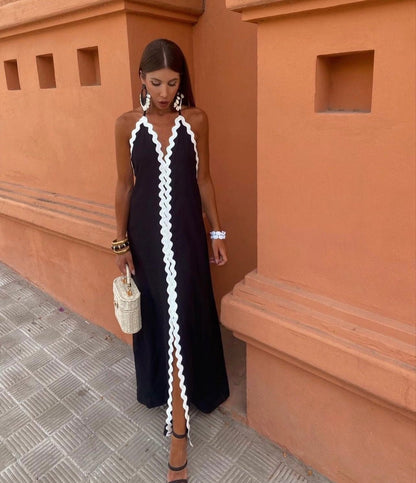 Jolene | Women’s Front Slit Wedding Guest Dress