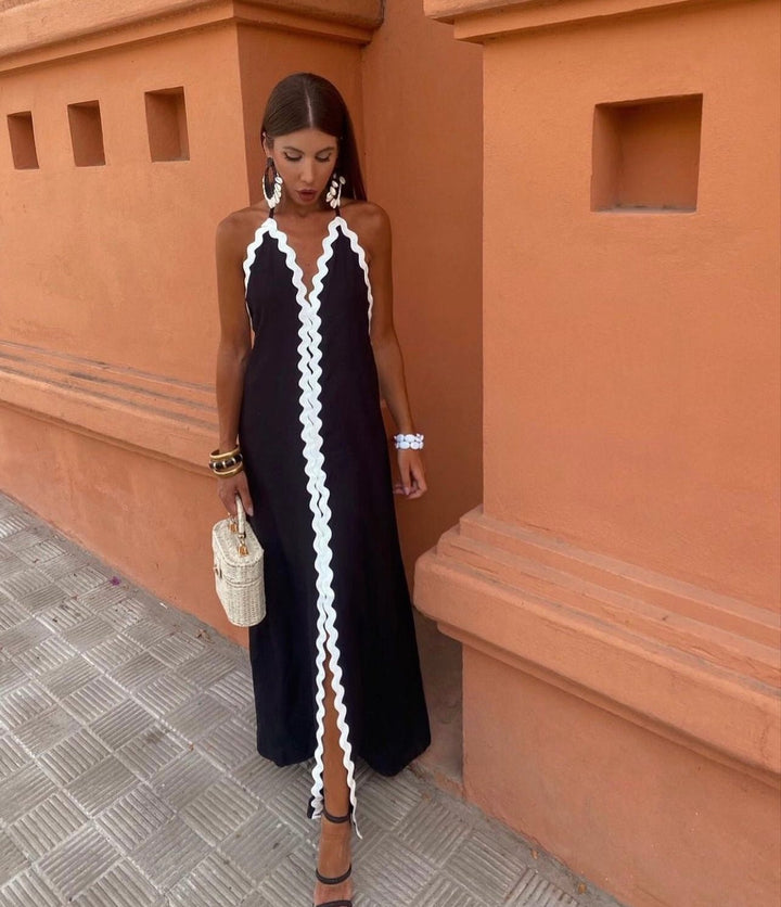 Jolene | Women’s Front Slit Wedding Guest Dress
