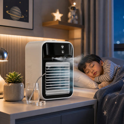 Ac Portable Air Cooler Fan | Evaporative Cooling Water Tank
